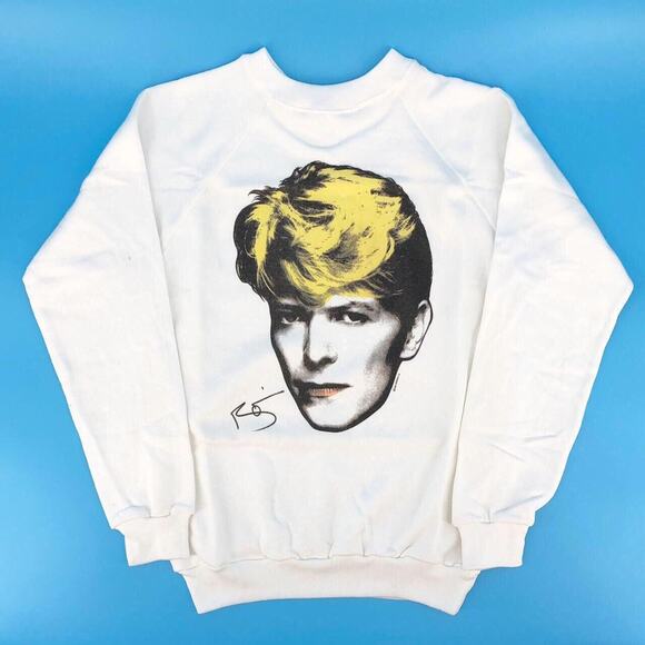 80s David Bowie 1983 Stanton SA crewneck sweatshirt 1980s vintage - Picture 3 of 6